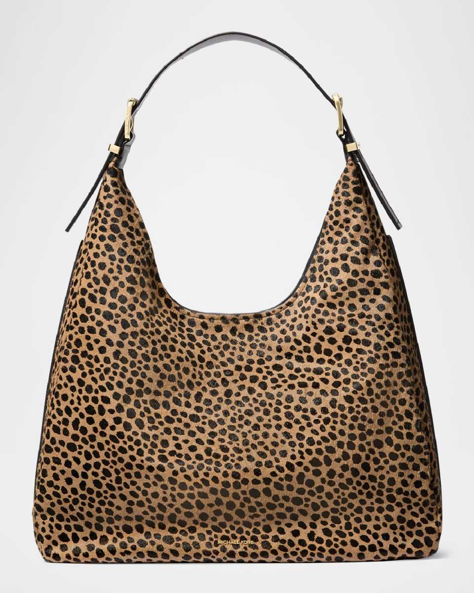 Nolita Large Leopard Calf Hair Shoulder Bag